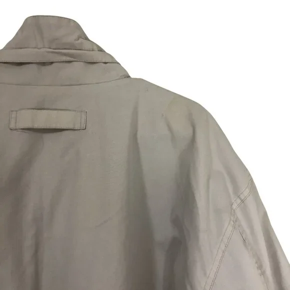 Vintage KnightsBridge  Bomber Jacket Lightweight Beige Mens L/G Casual - Picture 14 of 16